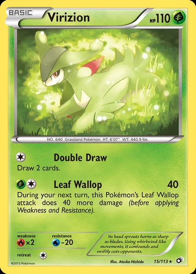 Virizion – Legendary Treasures nr 015/113 (Standard)