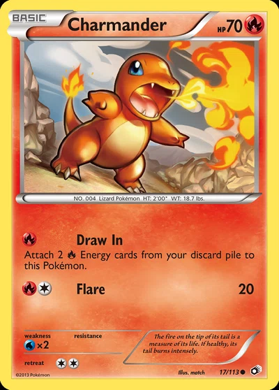 Charmander – Legendary Treasures nr 017/113 (Standard)
