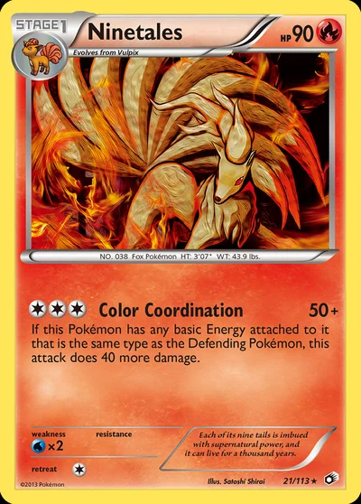 Ninetales – Legendary Treasures nr 021/113 (Standard)