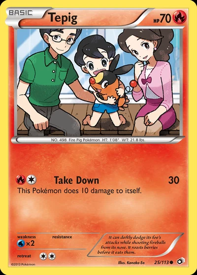 Tepig – Legendary Treasures nr 025/113 (Standard)