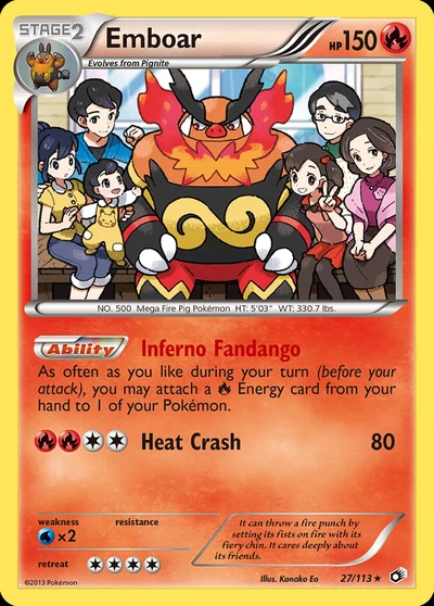 Emboar – Legendary Treasures nr 027/113 (Standard)