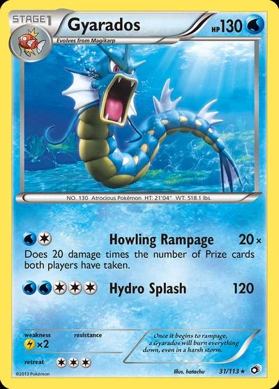 Gyarados – Legendary Treasures nr 031/113 (Standard)