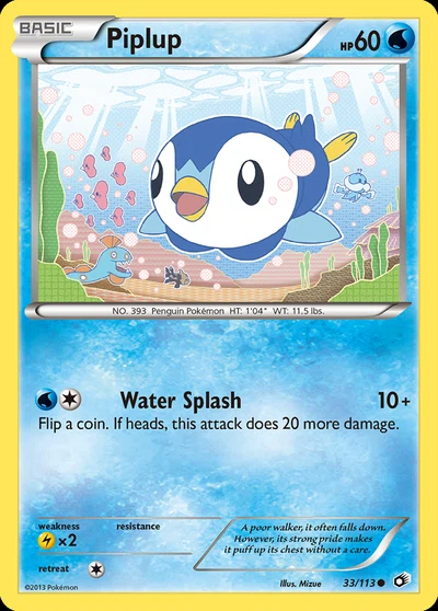 Piplup – Legendary Treasures nr 033/113 (Standard)