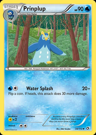 Prinplup – Legendary Treasures nr 034/113 (Standard)