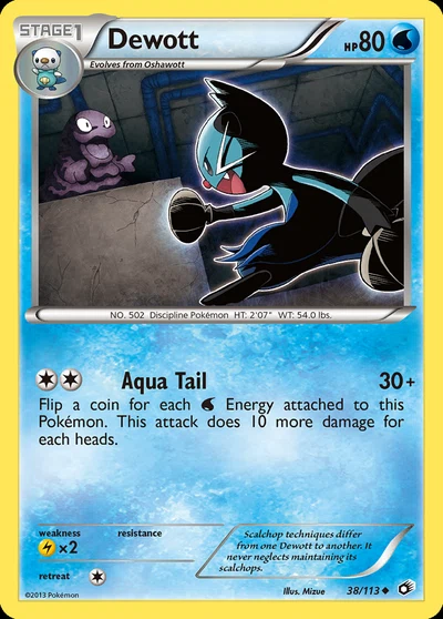 Dewott – Legendary Treasures nr 038/113 (Standard)