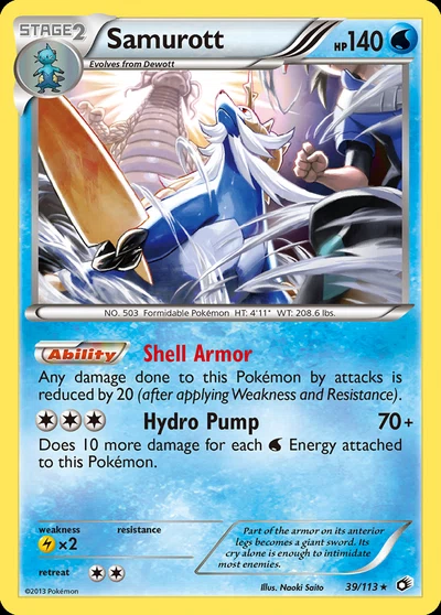 Samurott – Legendary Treasures nr 039/113 (Standard)