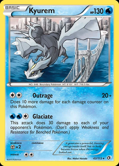 Kyurem – Legendary Treasures nr 043/113 (Standard)