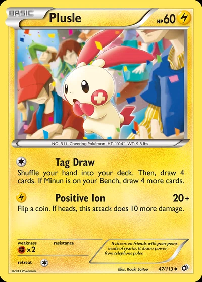 Plusle – Legendary Treasures nr 047/113 (Standard)