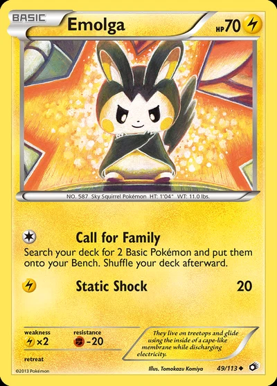 Emolga – Legendary Treasures nr 049/113 (Standard)