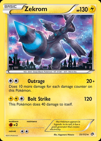 Zekrom – Legendary Treasures nr 051/113 (Standard)