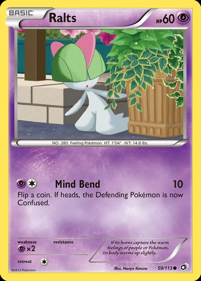Ralts – Legendary Treasures nr 059/113 (Standard)