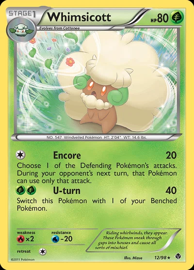 Whimsicott – Emerging Powers nr 012/098 (Standard)