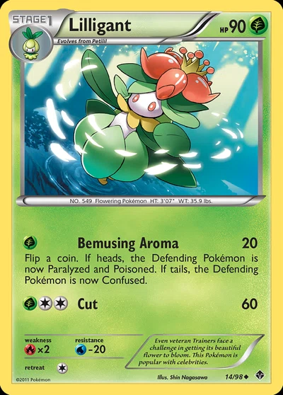 Lilligant – Emerging Powers nr 014/098 (Standard)