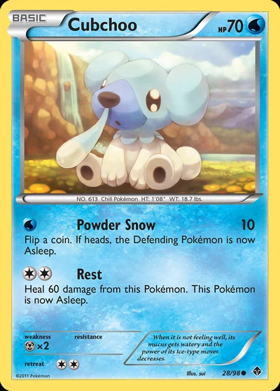 Cubchoo – Emerging Powers nr 028/098 (Standard)