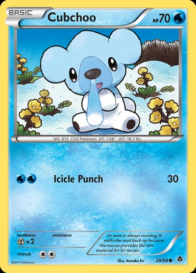 Cubchoo – Emerging Powers nr 029/098 (Standard)