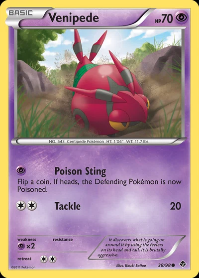 Venipede – Emerging Powers nr 038/098 (Standard)