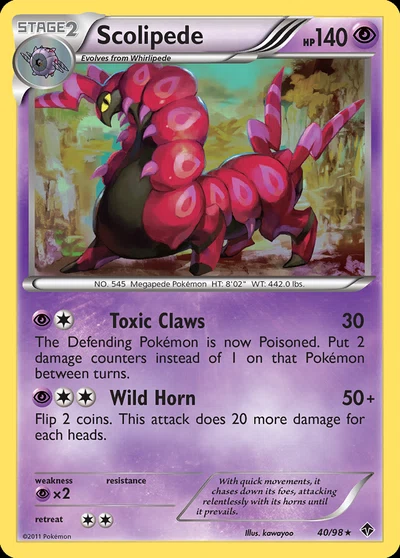 Scolipede – Emerging Powers nr 040/098 (Standard)