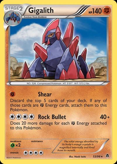 Gigalith – Emerging Powers nr 053/098 (Standard)