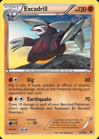 Excadrill – Emerging Powers nr 057/098 (Standard)