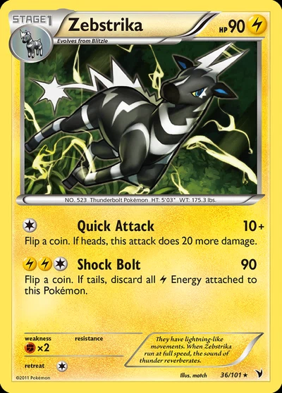 Zebstrika – Noble Victories nr 036/101 (Standard)