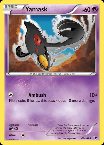 Yamask – Noble Victories nr 045/101 (Standard)