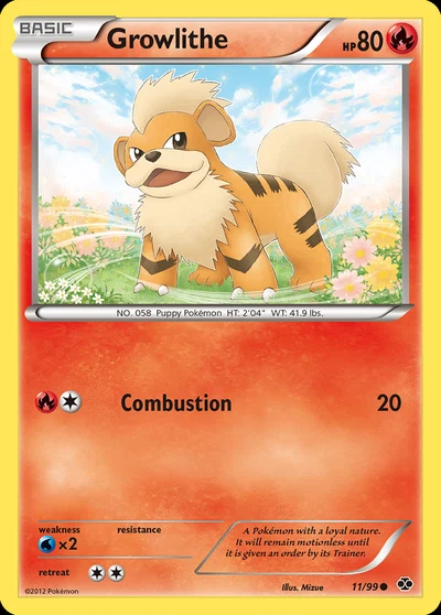 Growlithe – Next Destinies nr 011/099 (Standard)