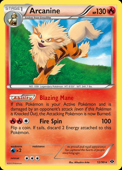 Arcanine – Next Destinies nr 012/099 (Standard)