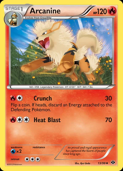 Arcanine – Next Destinies nr 013/099 (Standard)