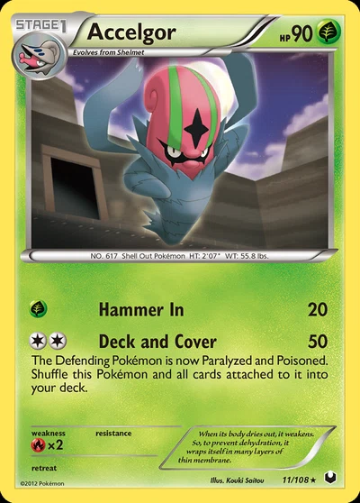 Accelgor – Dark Explorers nr 011/108 (Standard)