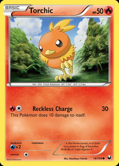 Torchic – Dark Explorers nr 014/108 (Standard)