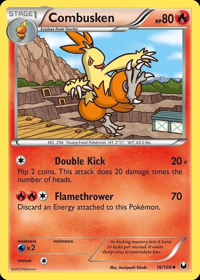 Combusken – Dark Explorers nr 016/108 (Standard)