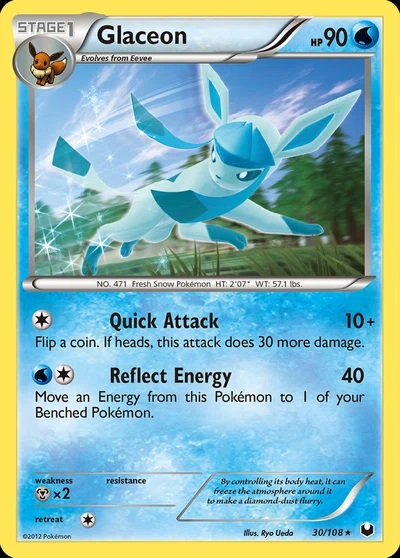 Glaceon – Dark Explorers nr 030/108 (Standard)