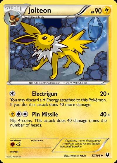 Jolteon – Dark Explorers nr 037/108 (Standard)