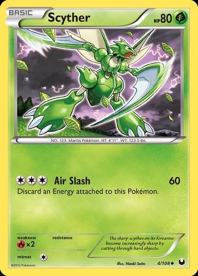Scyther – Dark Explorers nr 004/108 (Standard)