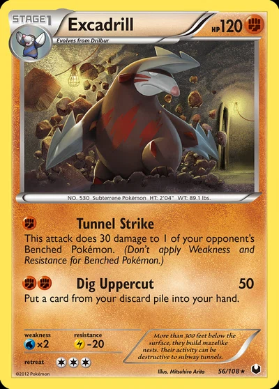 Excadrill – Dark Explorers nr 056/108 (Standard)