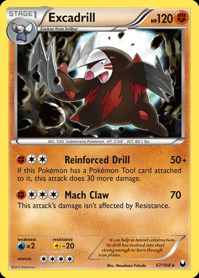 Excadrill – Dark Explorers nr 057/108 (Standard)