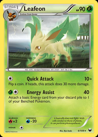 Leafeon – Dark Explorers nr 006/108 (Standard)