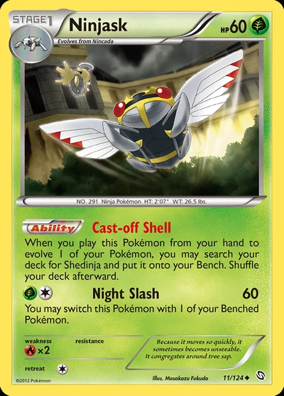 Ninjask – Dragons Exalted nr 011/124 (Standard)