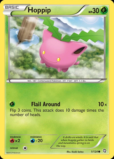 Hoppip – Dragons Exalted nr 001/124 (Standard)