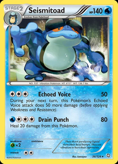Seismitoad – Dragons Exalted nr 036/124 (Standard)