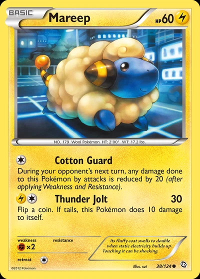 Mareep – Dragons Exalted nr 038/124 (Standard)