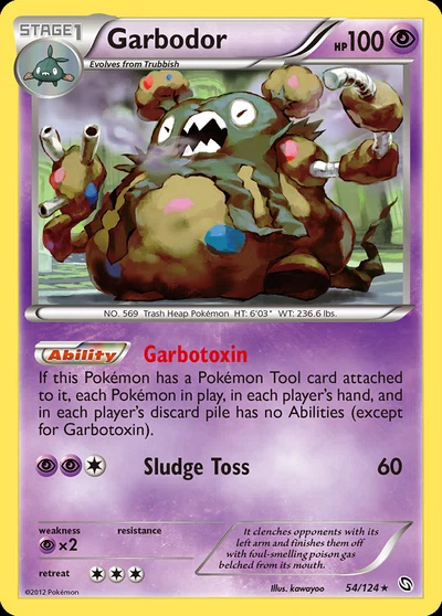 Garbodor – Dragons Exalted nr 054/124 (Standard)