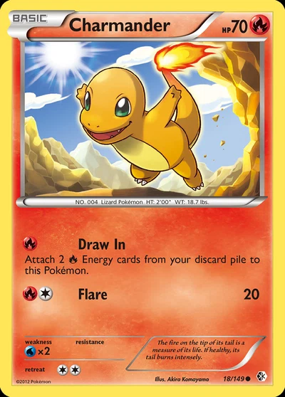 Charmander – Boundaries Crossed nr 018/149 (Standard)