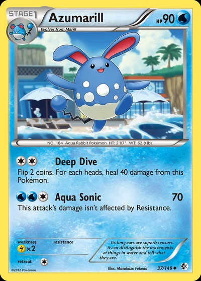 Azumarill – Boundaries Crossed nr 037/149 (Standard)