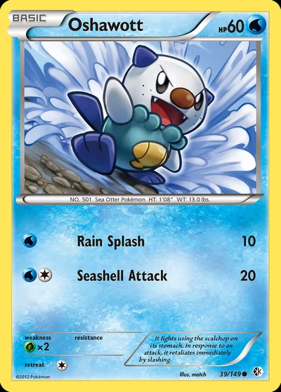Oshawott – Boundaries Crossed nr 039/149 (Standard)
