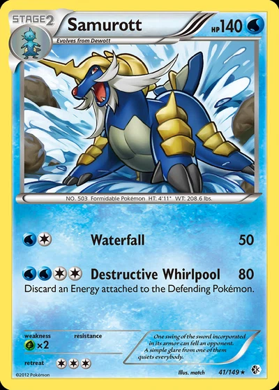 Samurott – Boundaries Crossed nr 041/149 (Standard)