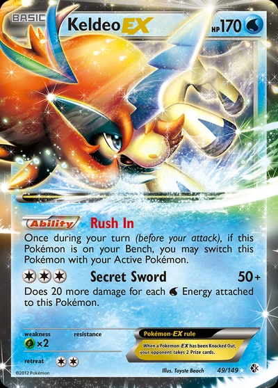 Keldeo-EX – Boundaries Crossed nr 049/149 (Standard)