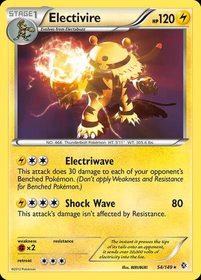 Electivire – Boundaries Crossed nr 054/149 (Standard)
