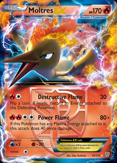 Moltres-EX – Plasma Storm nr 014/135 (Standard)
