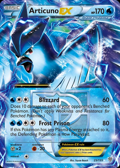 Articuno-EX – Plasma Storm nr 025/135 (Standard)